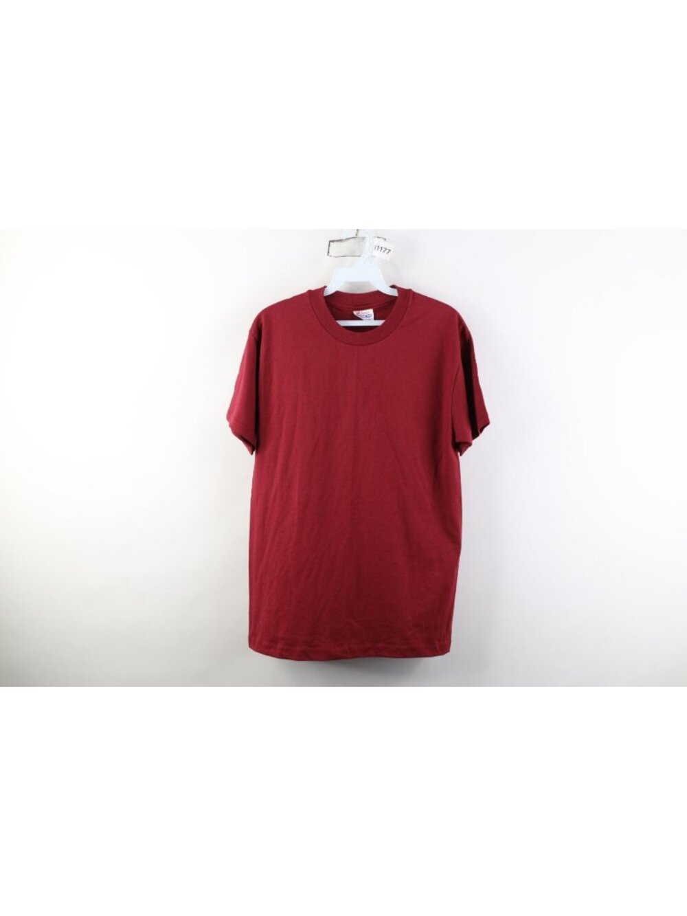 Deadstock Vtg 90s Y2K Hanes Heavyweight Mens Small Blank Short Sleeve T-Shirt
